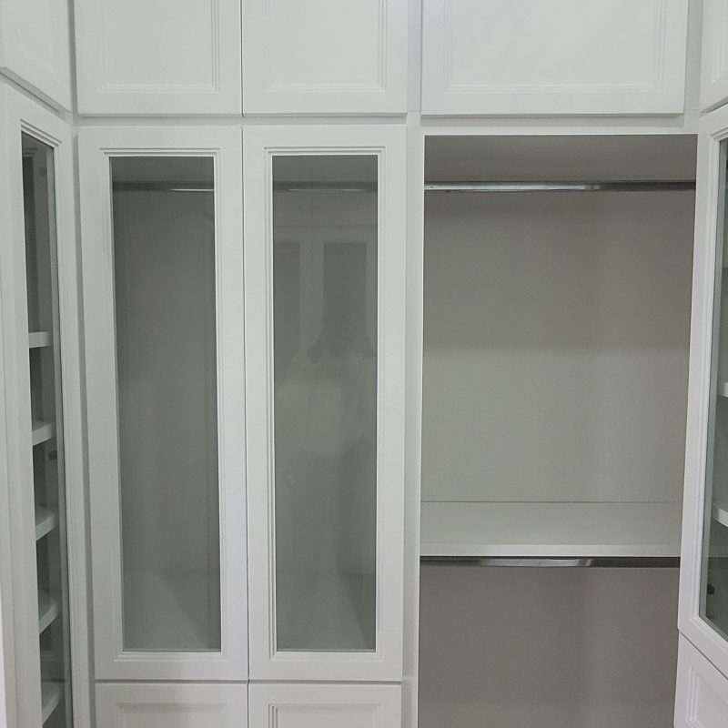 Bedroom closets at Maraj Woodworking