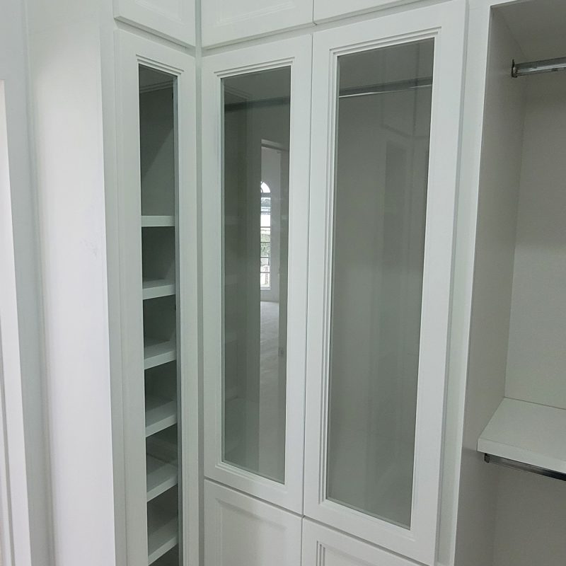 Bedroom closets at Maraj Woodworking