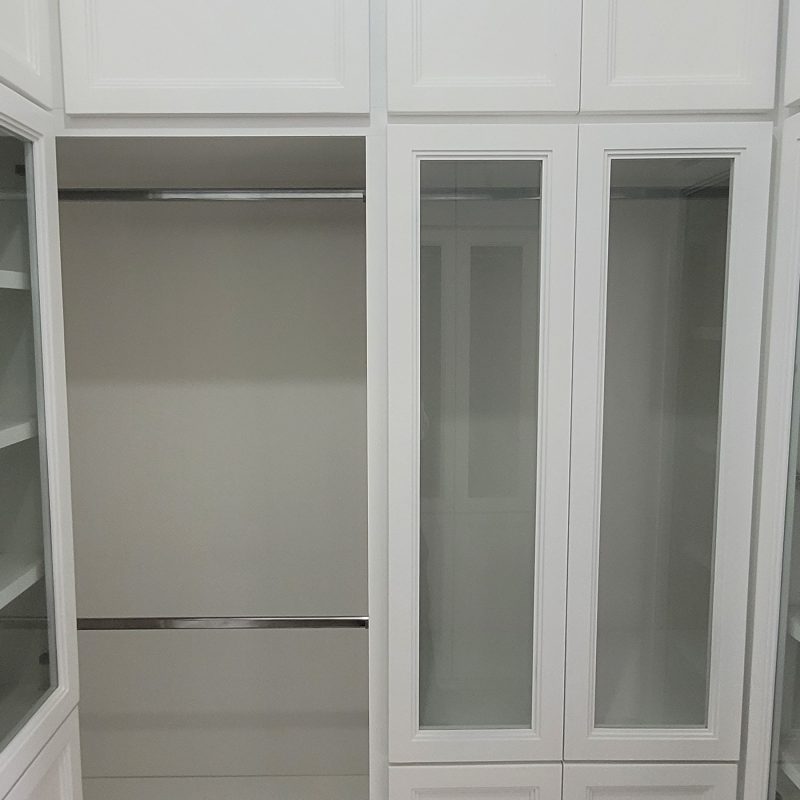 Bedroom closets at Maraj Woodworking
