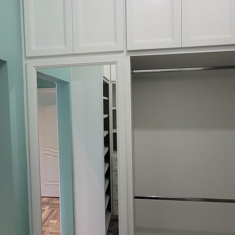Bedroom closets at Maraj Woodworking