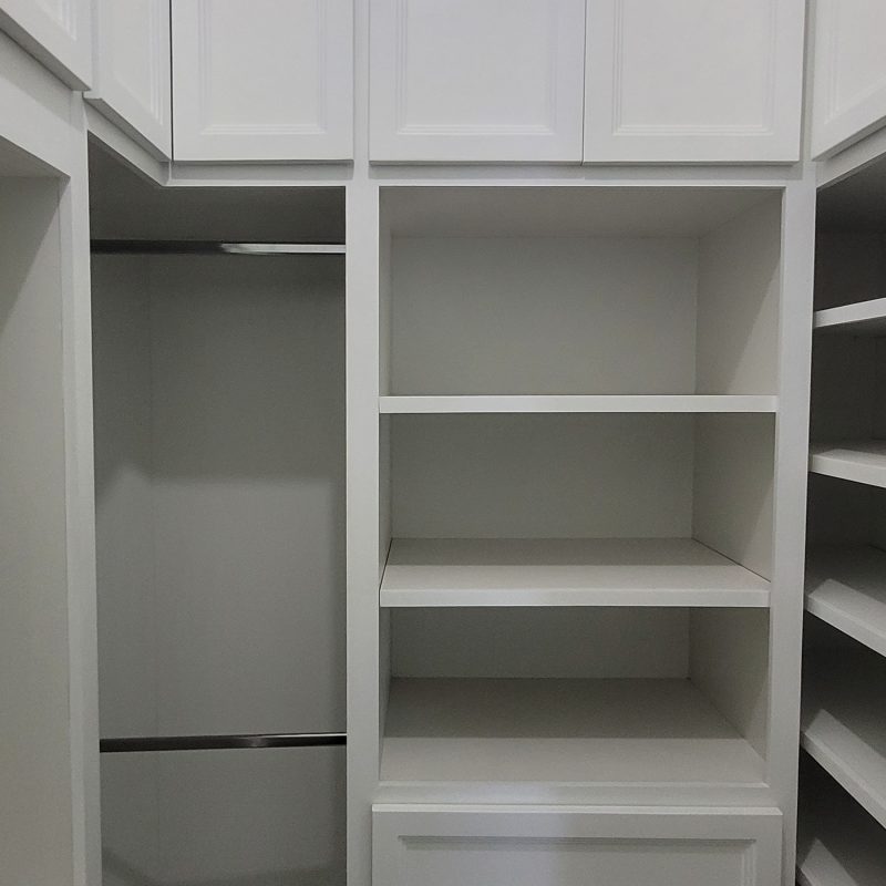 Bedroom closets at Maraj Woodworking