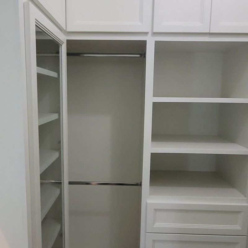 Bedroom closets at Maraj Woodworking