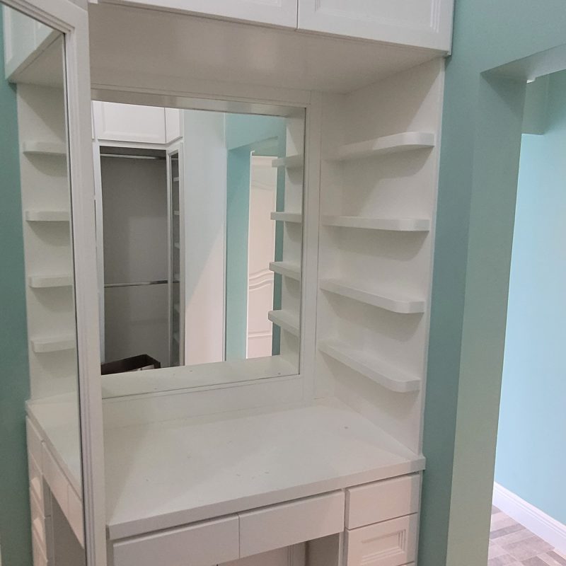 Bedroom closets at Maraj Woodworking