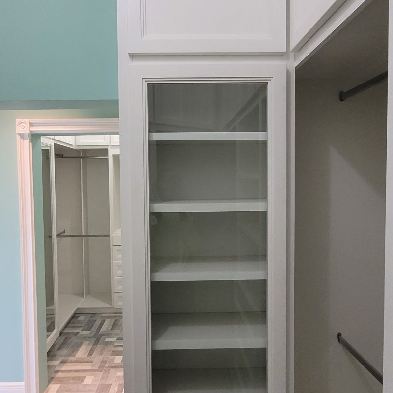 Bedroom closets at Maraj Woodworking